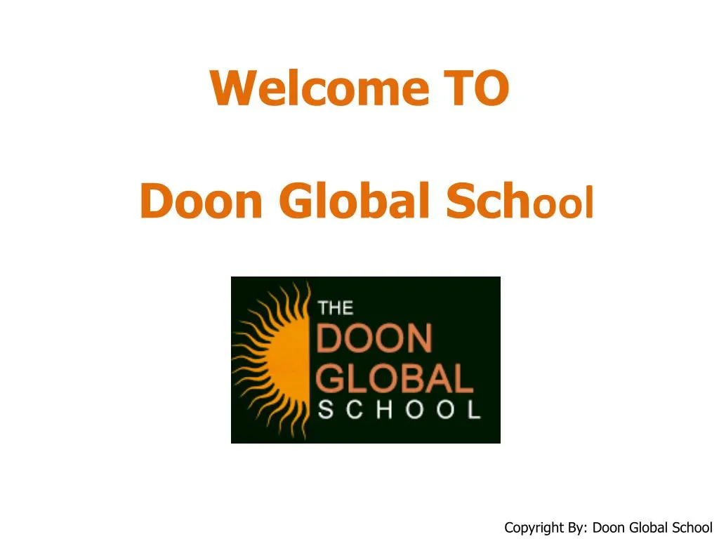 welcome to doon global sch ool