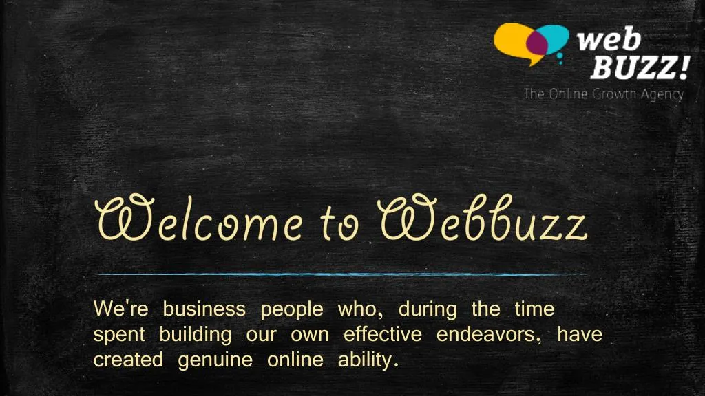 welcome to webbuzz