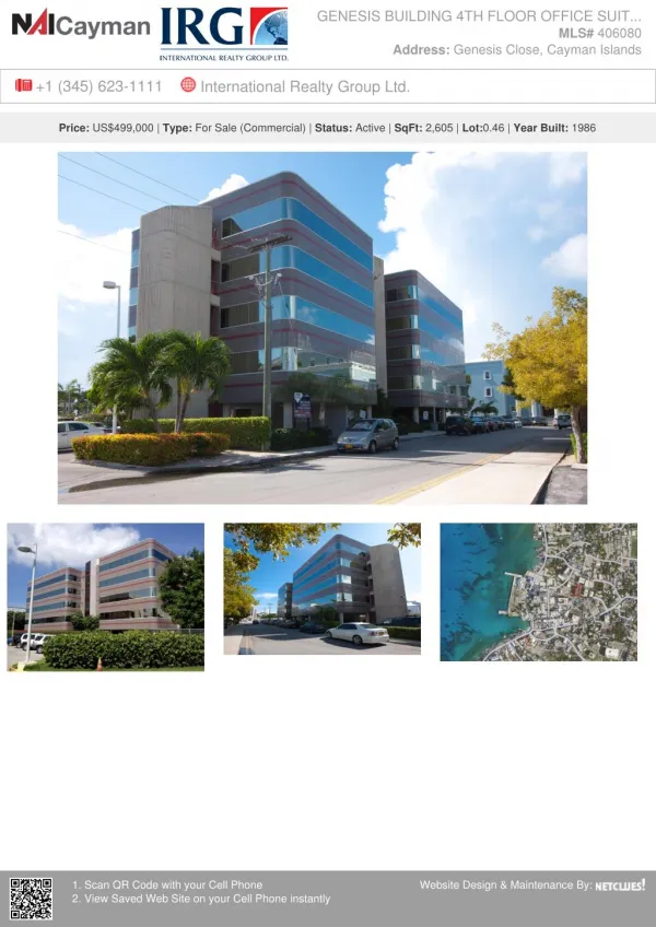 Genesis Building 4th Floor Office Suites - Commercial Property from IRG Cayman