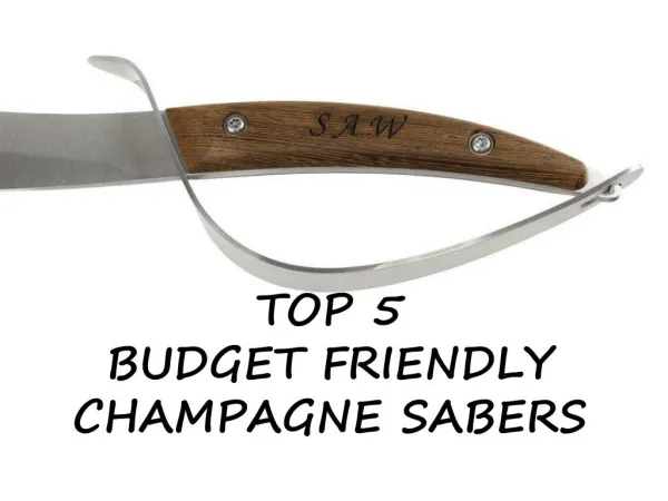 Top 5 Budget Friendly Champagne Saber