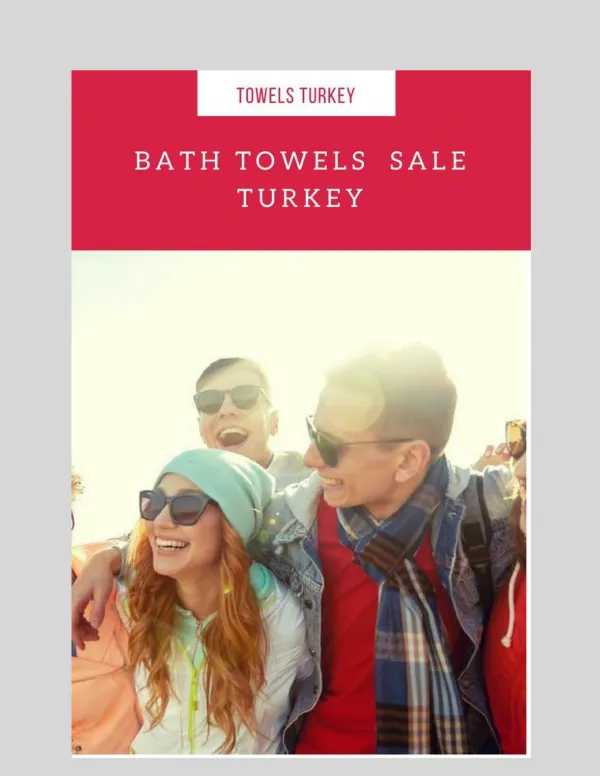 Bath Towels Sale Turkey