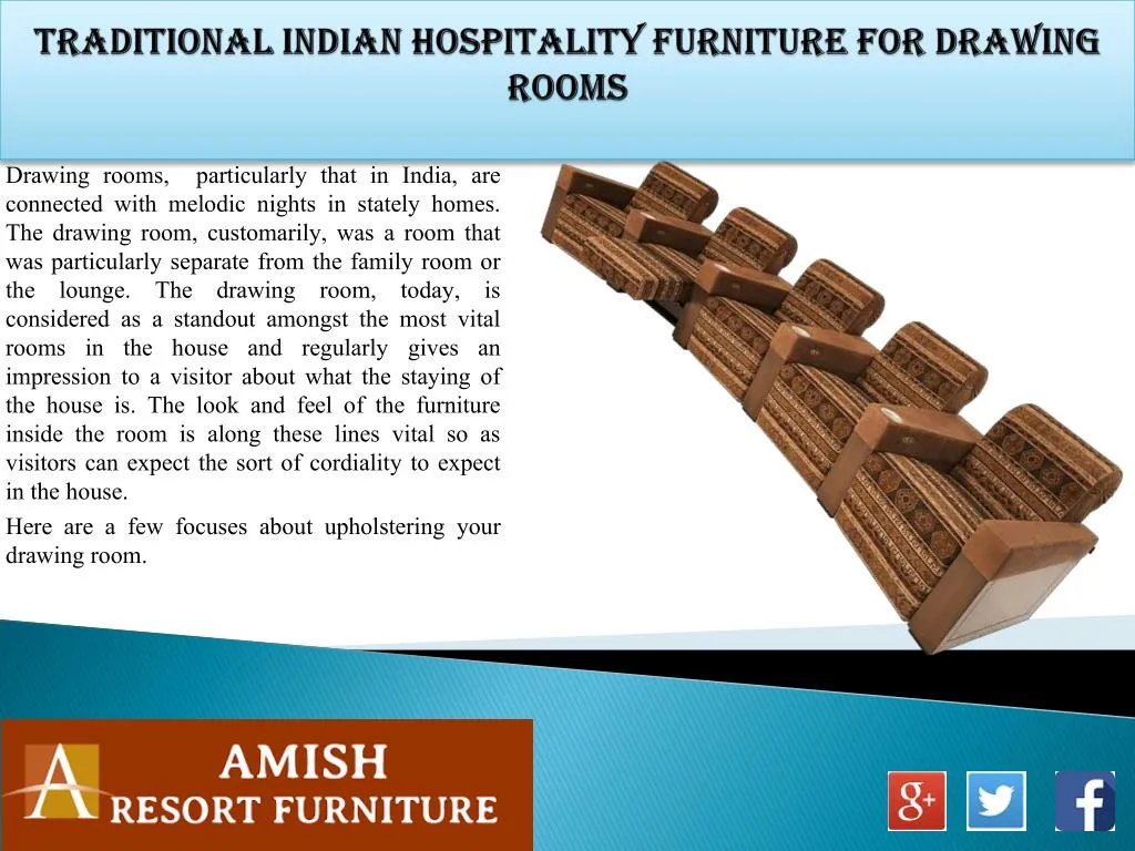 traditional indian hospitality furniture for drawing rooms
