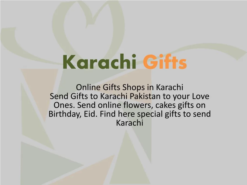 karachi gifts