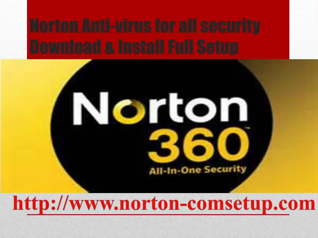 norton anti virus for all security download install full setup