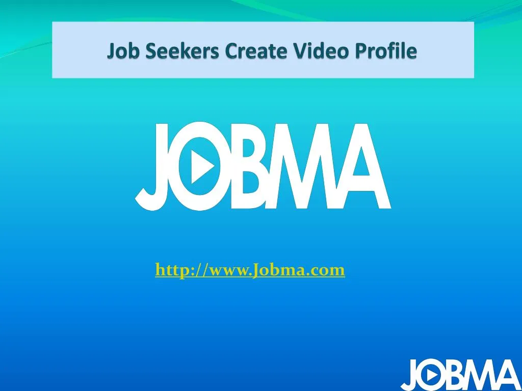 job seekers create video profile