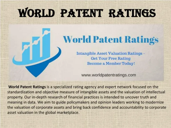 World Patent Ratings