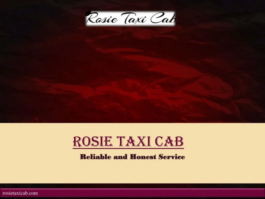 rosie taxi cab