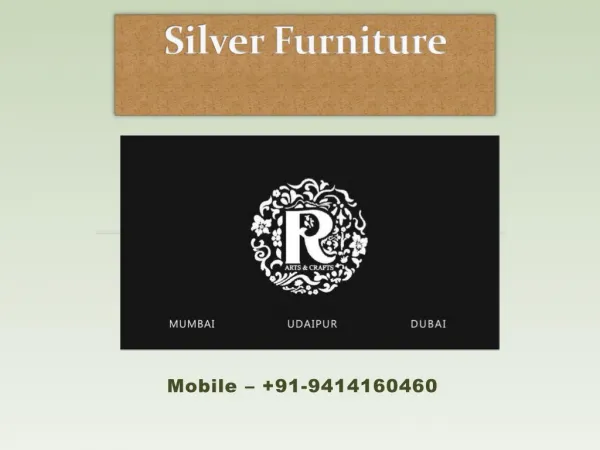 Silver Furniture