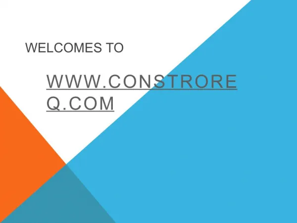 constroreq | buy construction material in pune