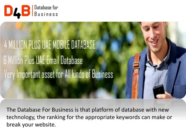 Dubai database for business