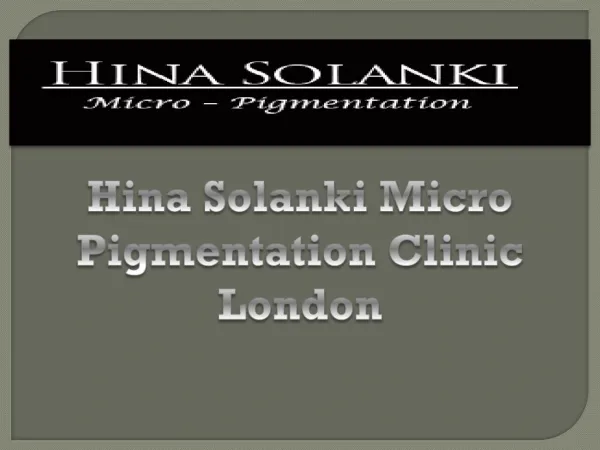 Permanent Makeup Expert and Hair replacement clinic