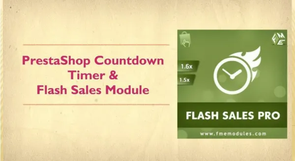 Flash Sales Deal of the Day PrestaShop Module