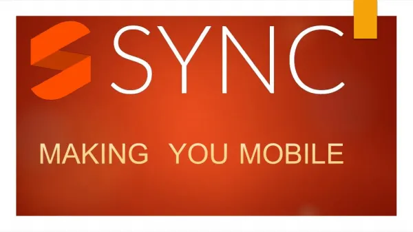 Sync Making You Mobile
