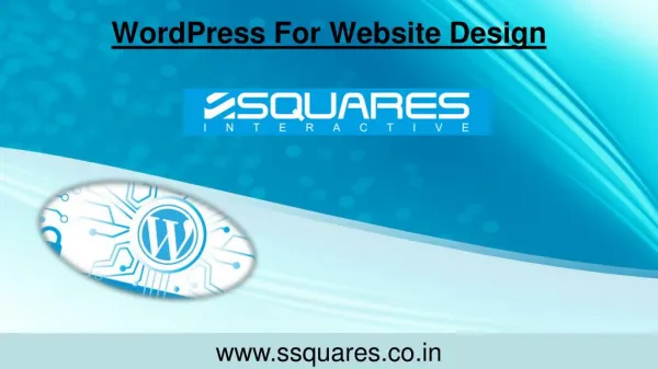 WordPress For Website Design