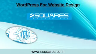 WordPress For Website Design - slide 1