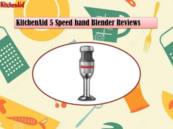 KitchenAid 5 Speed Hand Blender Reviews