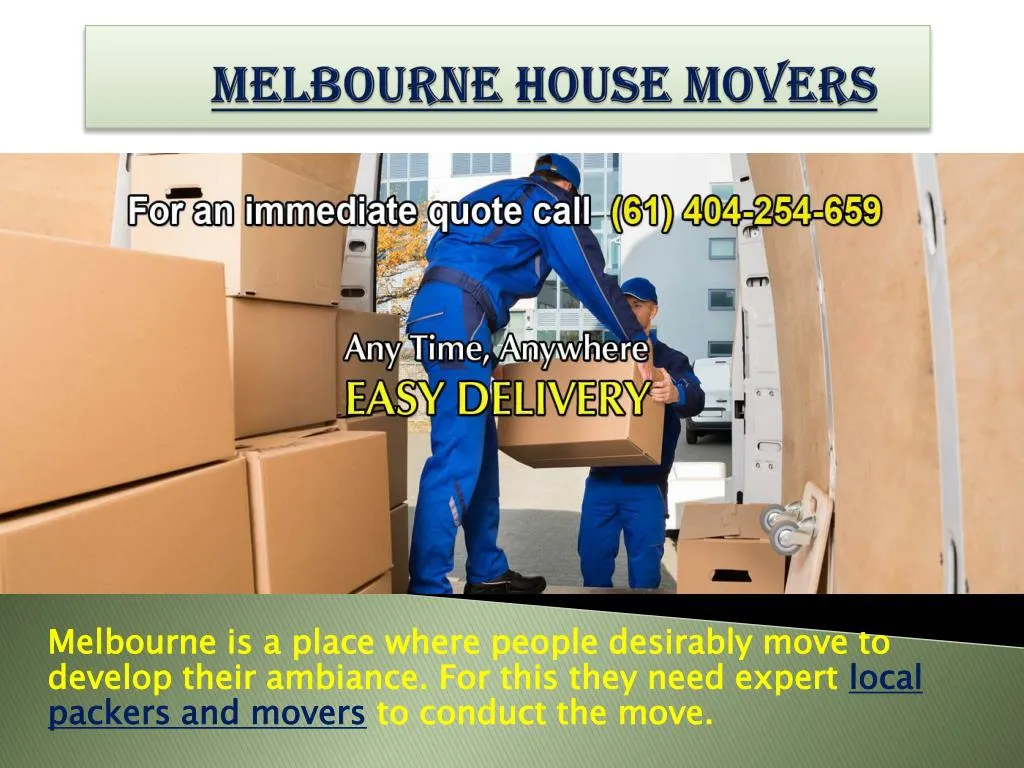 melbourne house movers