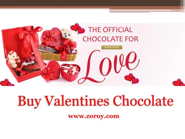 Buy Valentines Chocolate Gift for Girlfriend @ Zoroy