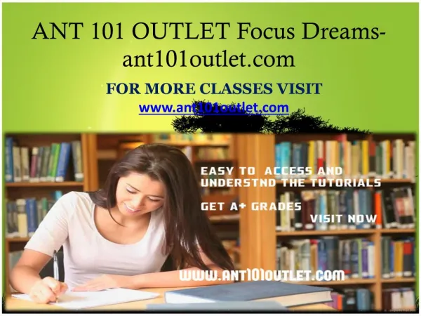 ANT 101 OUTLET Focus Dreams-ant101outlet.com