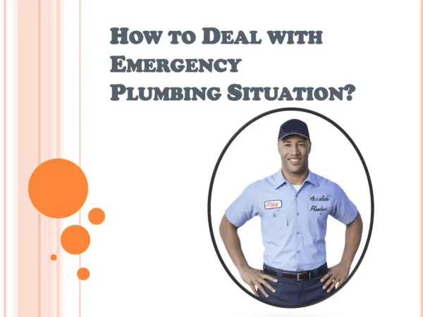Easy Way to Deal with Emergency Plumbing Situation