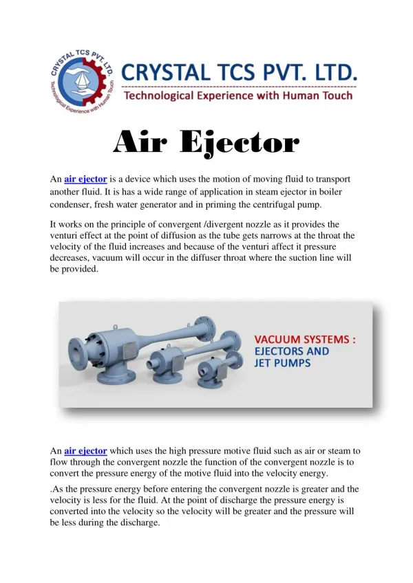 Air Ejector