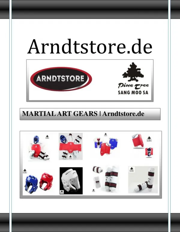Martial Arts Gear | Arndtstore.de