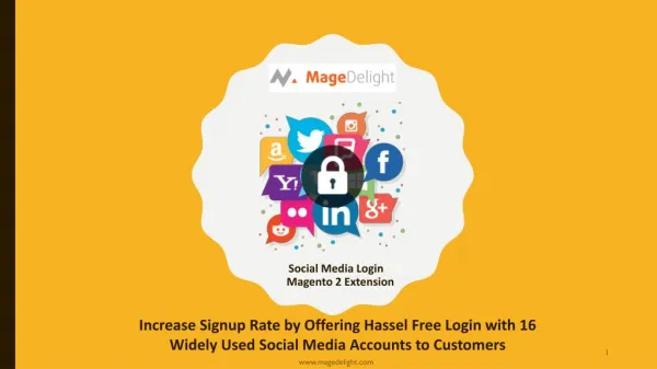 Magento 2 Social Media Login Extension Offers Hassle free login with social media account