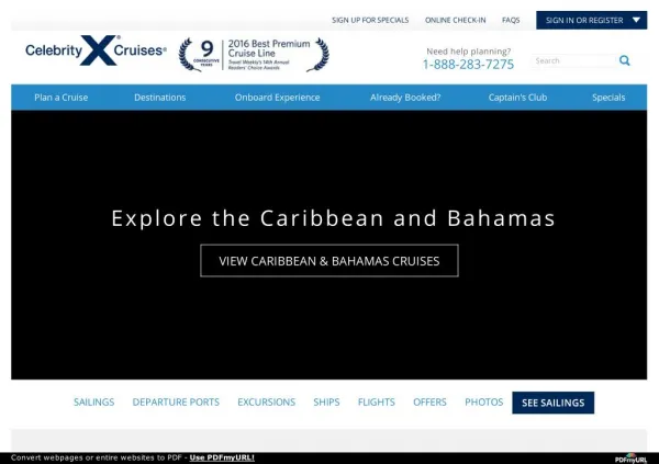 Explore the Caribbean and Bahamas