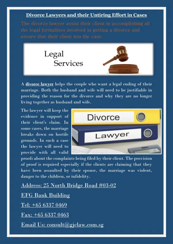 Divorce Lawyers and their Untiring Effort in Cases