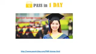 PMP Practice Test - slide 1