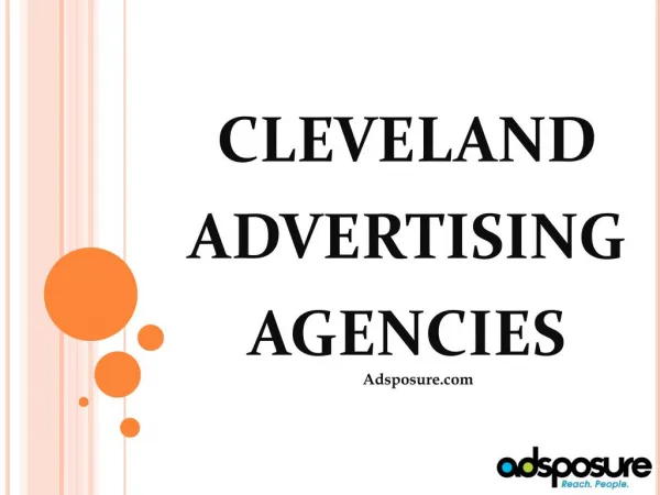 Cleveland Advertising Agencies - Adsposure