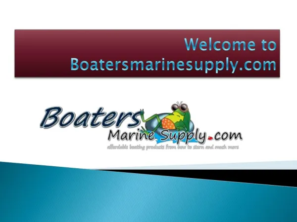 Boating: Boat Supplies & Boating Accessories | Boatersmarinesupply
