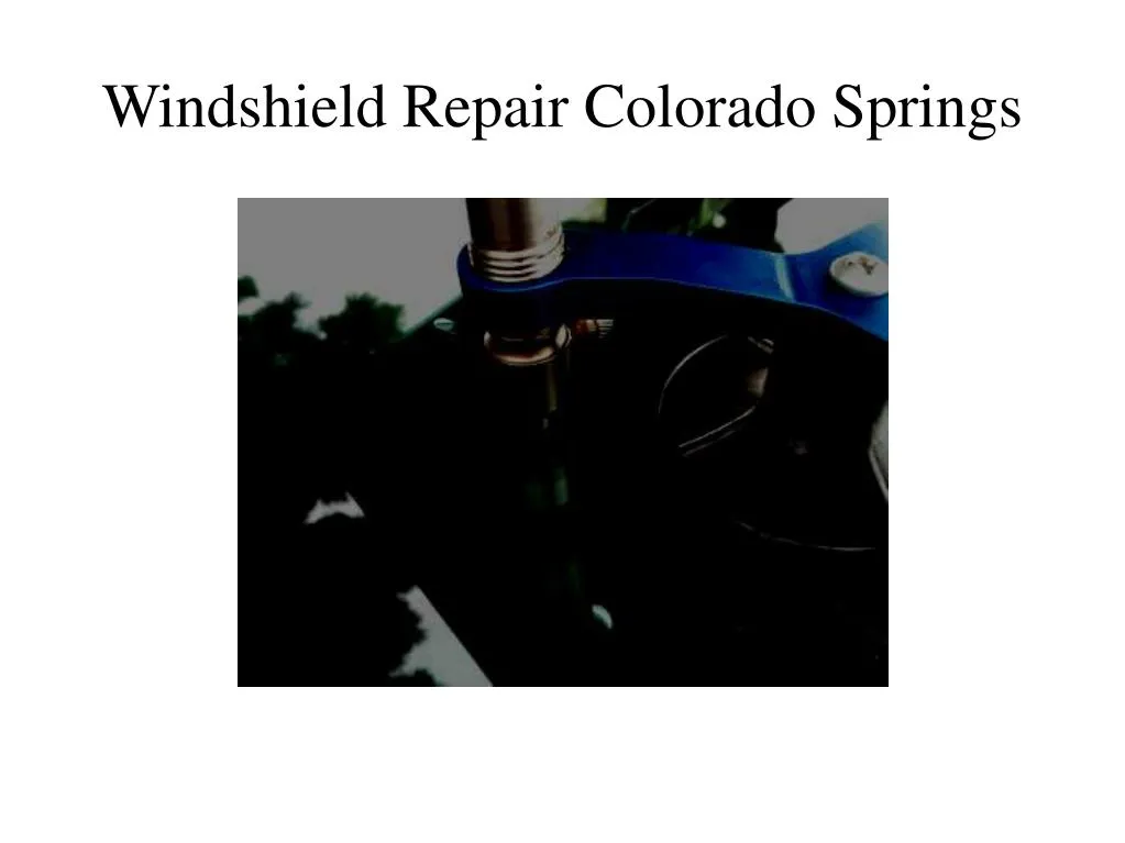 windshield repair colorado springs