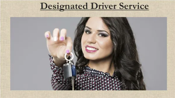 Designated Driver Service-Soberdriver
