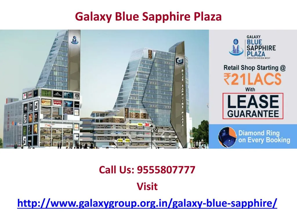 galaxy blue sapphire plaza