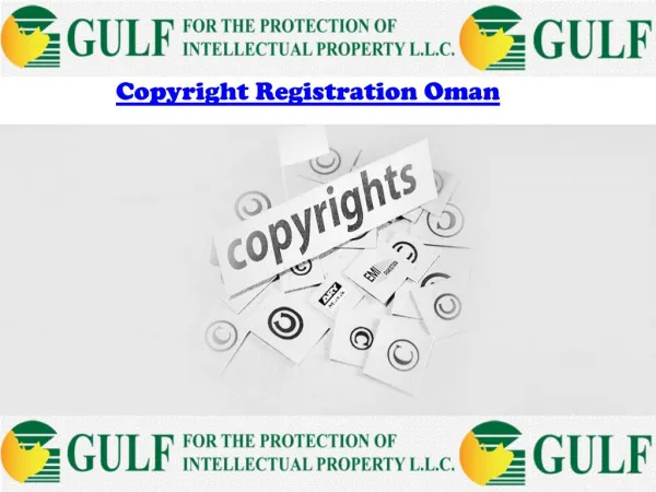 Copyright Registration Oman