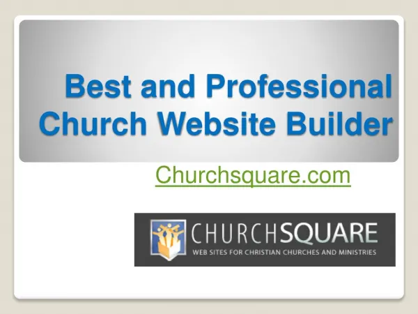 Best and Professional Church Website Builder - Churchsquare.com