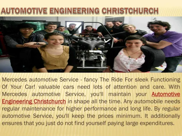 Automotive Engineering Christchurch