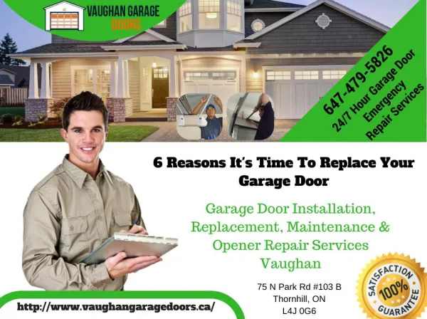 6 Reasons It's Time To Replace Your Garage Door