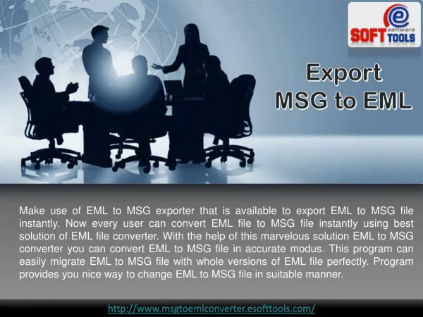 Export EML to MSG
