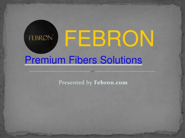Febron.com | Febron Premium Fibers Solutions - Most Effective Solutions for Hair Loss