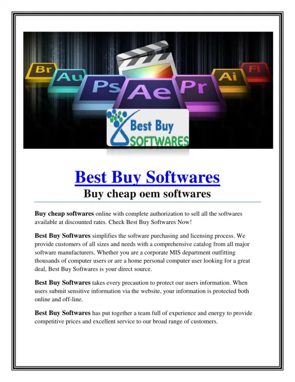 Best Buy Softwares