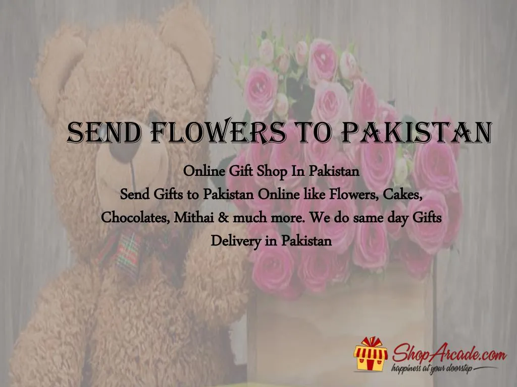 send flowers to pakistan