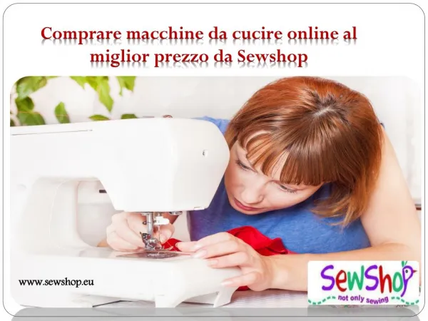 Comprare Macchina da cucire Singer online al miglior prezzo da Sewshop