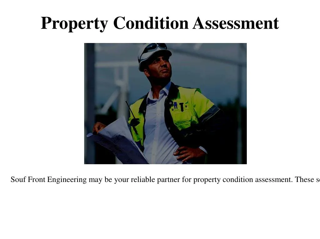 property condition assessment