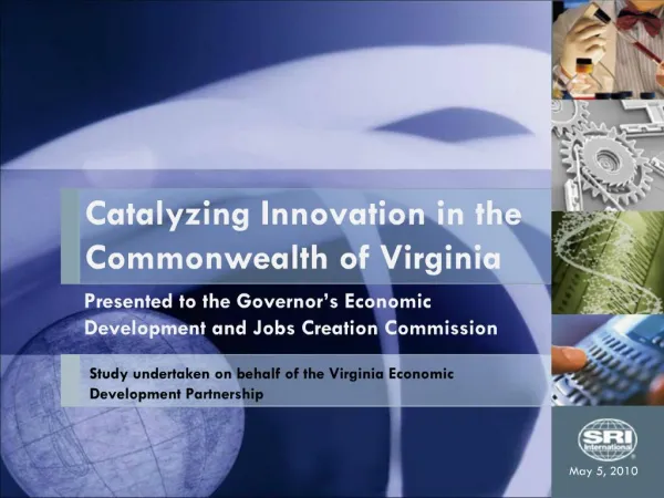 Catalyzing Innovation in the Commonwealth of Virginia