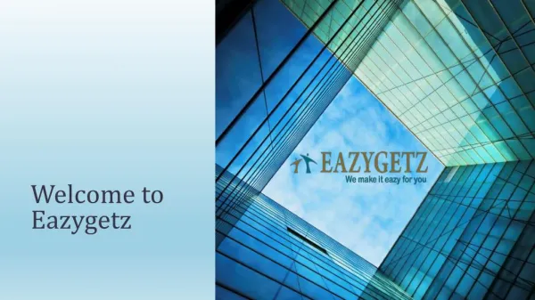 Eazygetz : Making your Shopping Experience Very Eazy and Unique