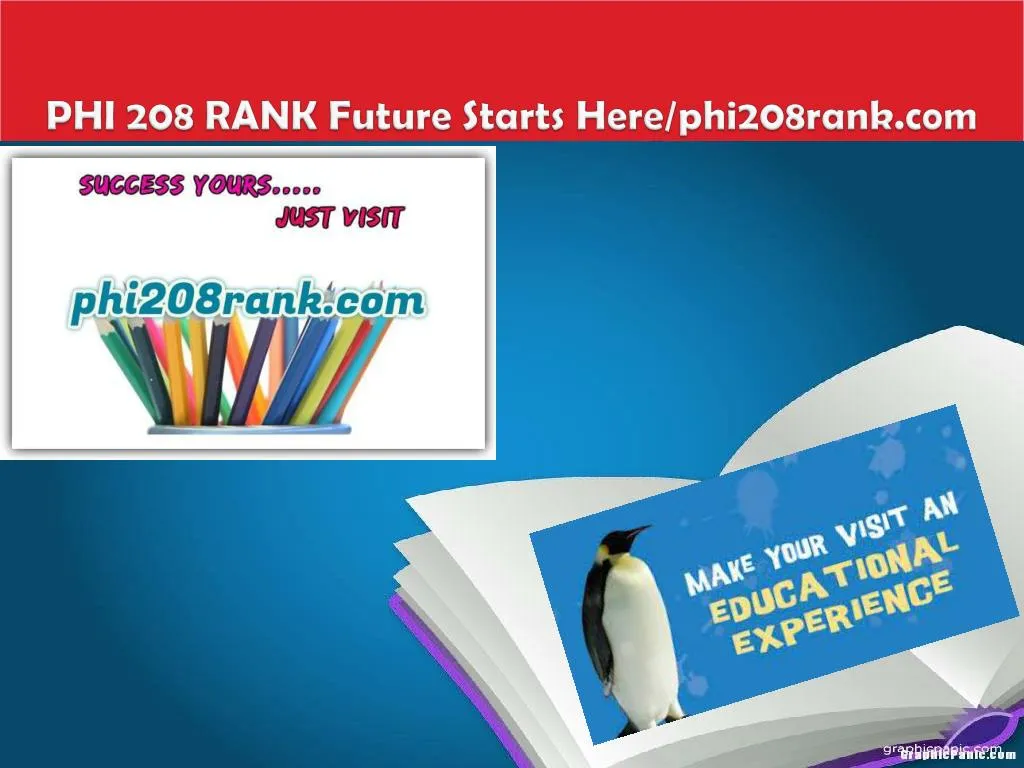 phi 208 rank future starts here phi208rank com