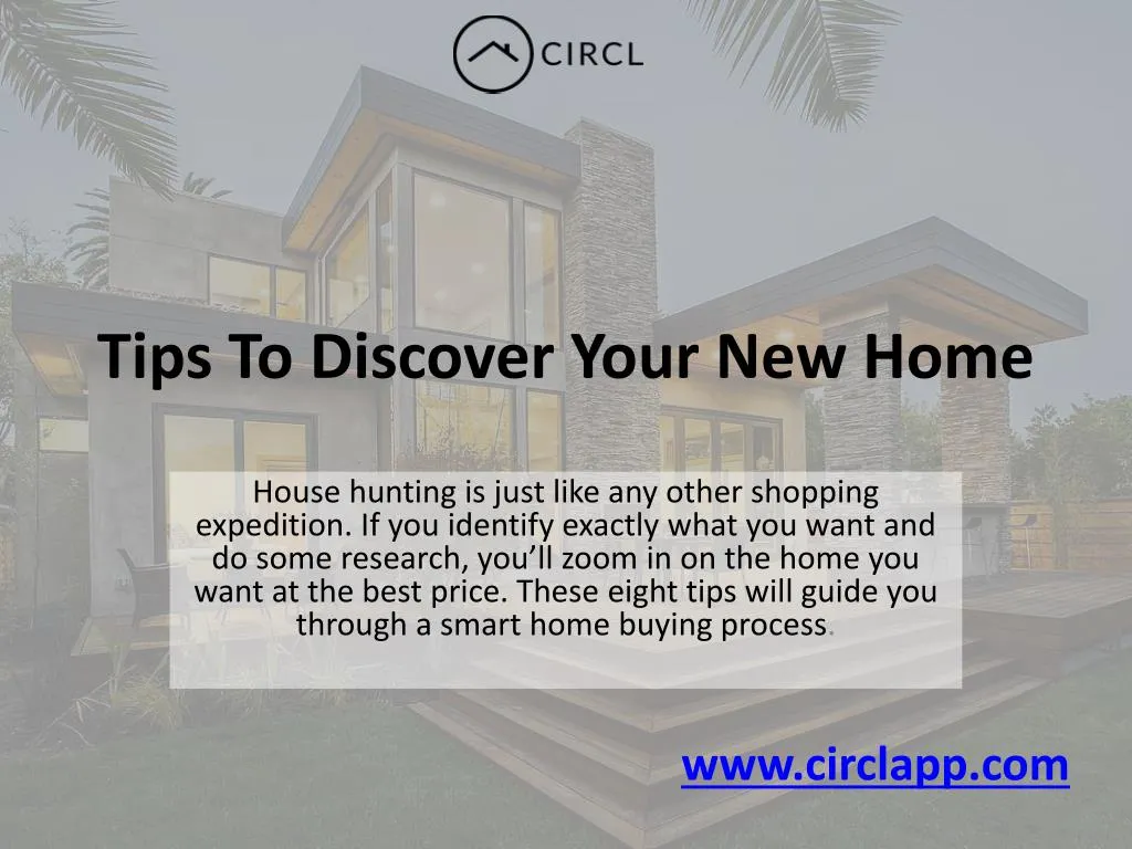 tips to discover your new home