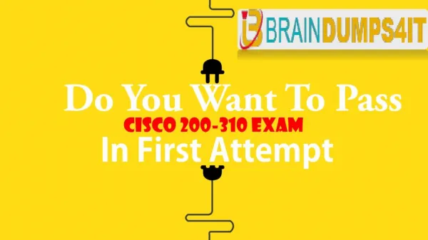 Cisco 200-310 Real Exam Questions Answers